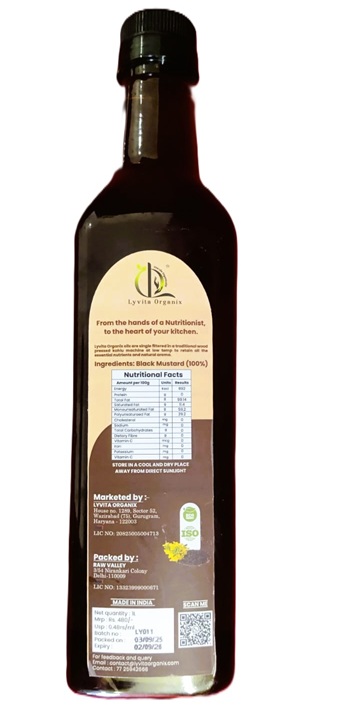 Wood Pressed Kacchi Ghani Mustard Oil